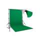Chromakey - Green Screen - Greenbox Yeşil Fon Perde (2x2 M) + Fon Standı, TYBFA64SGC0N7KN774