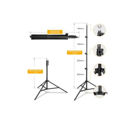 Fon Standı 2,5x3 Metre Taşınabilir +4 Mandal, TP0000WQ