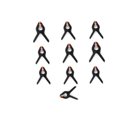 Fon Tutucu Mandal Perde Tutucu Mandal Clamp Kıskaç (10 adet), GGT8451238745