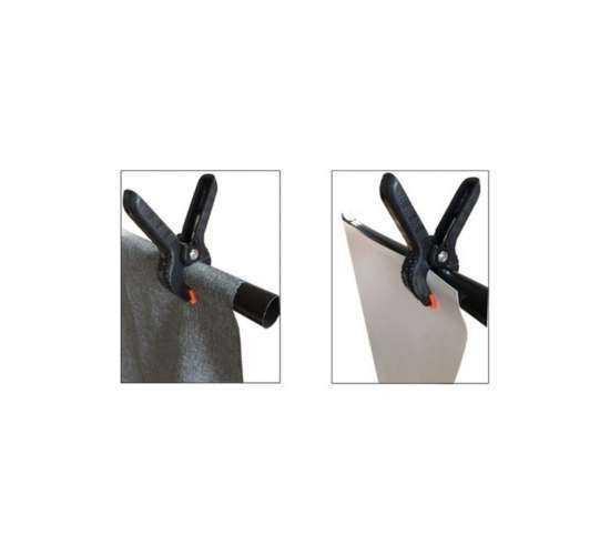 Fon Tutucu Mandal Perde Tutucu Mandal Clamp Kıskaç (10 adet), GGT8451238745