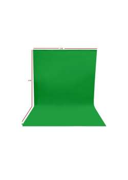 Green Screen Yeşil Fon Perde Chromakey Greenbox (2x4m)+4 Adet Mandal