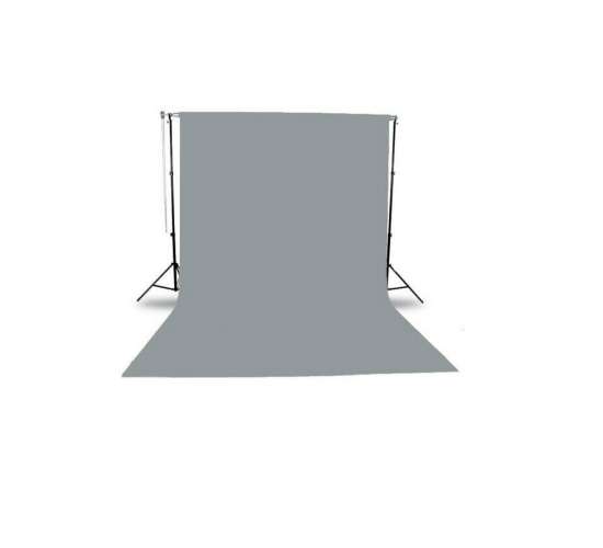 Gri Fon Perde Sistemi (2x3m) Ayaklı Makara Zincirli, 2X3MGRİ