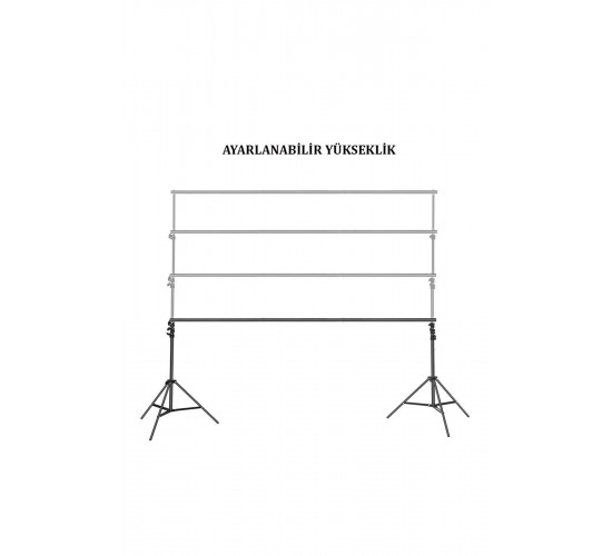 2x3m taşınabilir fon standı