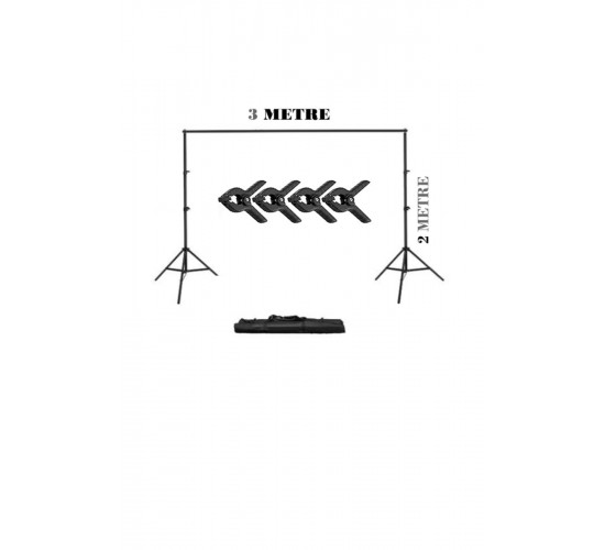 2x3m taşınabilir fon standı