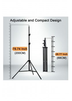 150*200cm T Stand Bar Fon Perde Pvc Tutucu Background Backdrop Çekim Standı T-shape