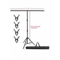 150*200cm T Stand Bar Fon Perde Pvc Tutucu Background Backdrop Çekim Standı T-shape