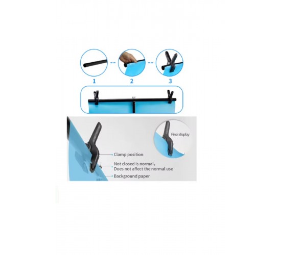 2x2 m T Stand Bar Fon Perde Pvc Tutucu Background Backdrop Çekim Standı T-shape