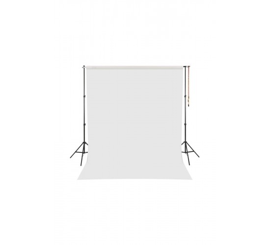Beyaz Fon Perde  150x250 cm AYAKLI MAKARA ZİNCİRLİ ürün çekimi,vesikalık,white screen