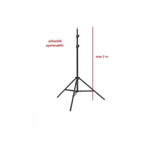 2 metre ışık ayağı light stand ULTRA DAYANIKLI GENİŞ AÇILI
