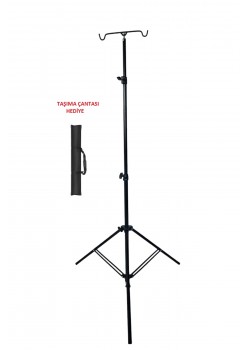 METAL katlanabilir ve taşınabilir serum askısı portatif kolay kurulum TAŞIMA ÇANTALI