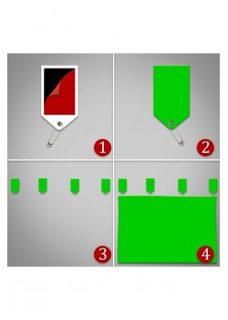 150x100 cm chromakey green screen greenbox yeşil fon Perde ,oyun,Fotoğraf , Stream 4 mandallı