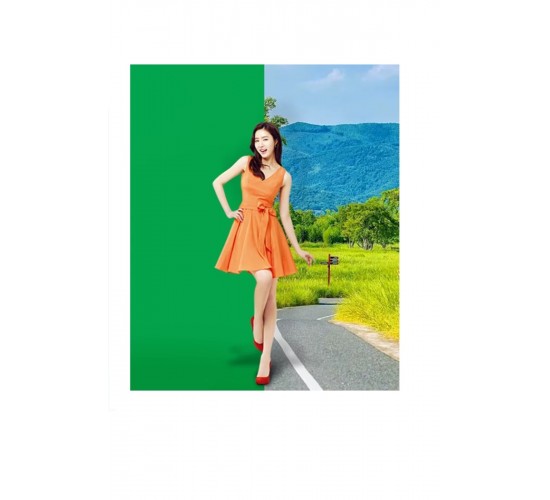 150x100 cm chromakey green screen greenbox yeşil fon Perde ,oyun,Fotoğraf , Stream 4 mandallı