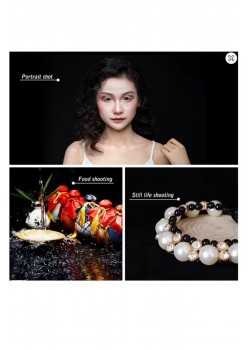 150x200 cm black screen siyah fon perde ve taşınabilir 2 ayaklı fon standı + 4 ADET FON MANDALI