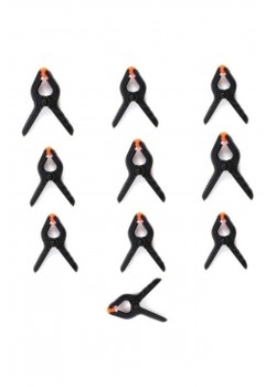 Fon Tutucu Mandal Perde Tutucu Mandal Clamp Kıskaç (10 Adet)