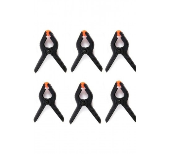 Ggt Fon Tutucu Mandal Perde Tutucu Mandal Clamp Kıskaç 10 TAKIM YANİ 60 ADET