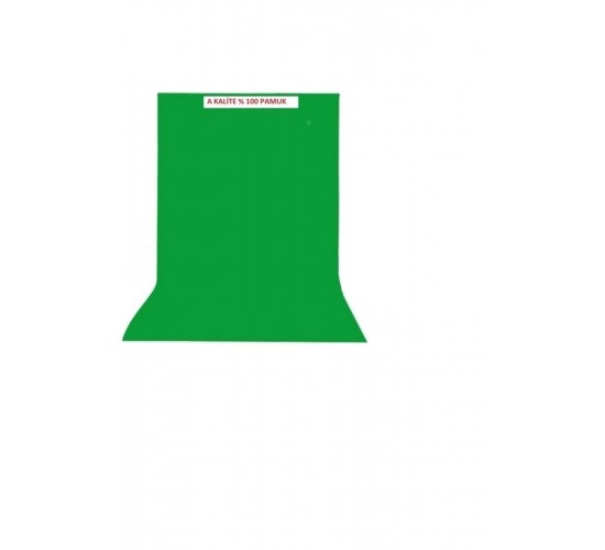 Green Screen 3x6 Metre Chromakey Greenbox Yeşil Fon Perde