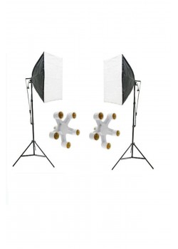 5 Duylu Softbox (2 Adet) + 2 M Işık Ayağı Lambasız