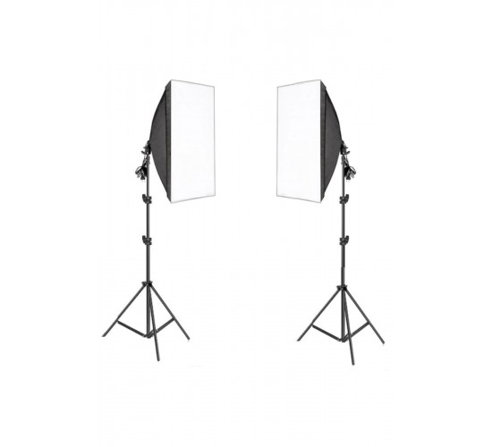 İkili Softbox Seti 50x70cm Lambasız