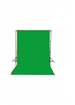 Green Screen- Greenbox -yeşil Fon Perde (3x3m) + Fon Standı
