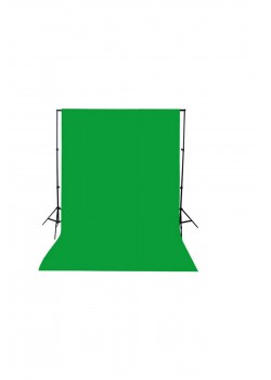 Green Screen- Greenbox -yeşil Fon Perde (3x3m) + Fon Standı