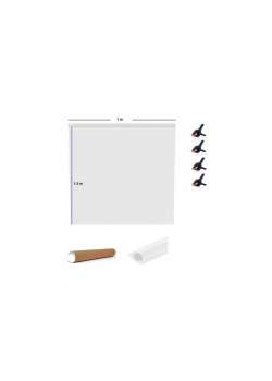 Ürün Çekim Fotoğraf Fonu Stüdyo Fonu Beyaz 150 X 100 Cm - Özel Karton Tüp Ruloda + 4 Mandal
