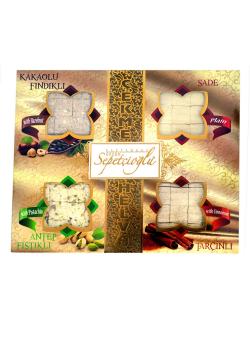 Erdem Sepetçioğlu Antep Fıstıklı Tarçınlı Kakaolu Fındıklı Çekme Helva 480 gr Erdem Sepetçioğlu Antep Fıstıklı Tarçınlı Kakaolu Fındıklı Çekme Helva 480 gr