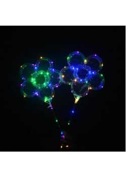 Led Işıklı Çiçekli Balon