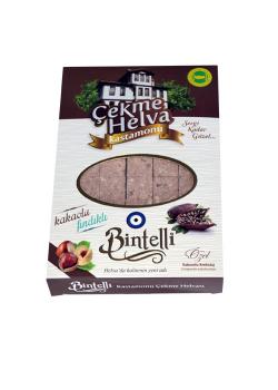 Bintelli Kakaolu Fındıklı Çekme Helva (V) 250 gr Bintelli Kakaolu Fındıklı Çekme Helva (V) 250 gr