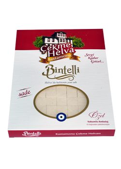 Bintelli Sade Çekme Helva (V) 500 gr Bintelli Sade Çekme Helva (V) 500 gr