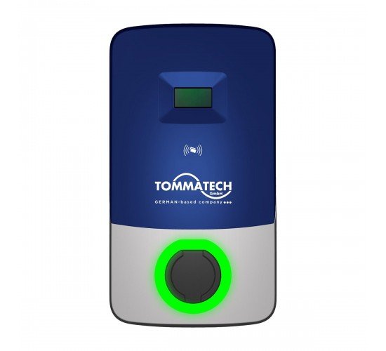 TommaTech Ticari 22kW Üç Faz/400V AC Elektrikli Araç Şarj İstasyonu