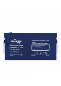 TommaTech ABS+PC Kasa 25.6V-100AH Marine Batarya
