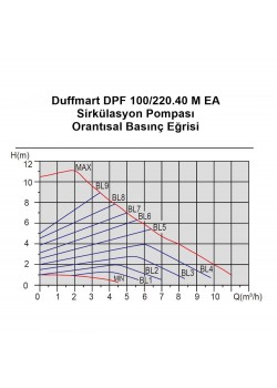 Duffmart DPF 100/220.40 M EA Sirkülasyon Pompası