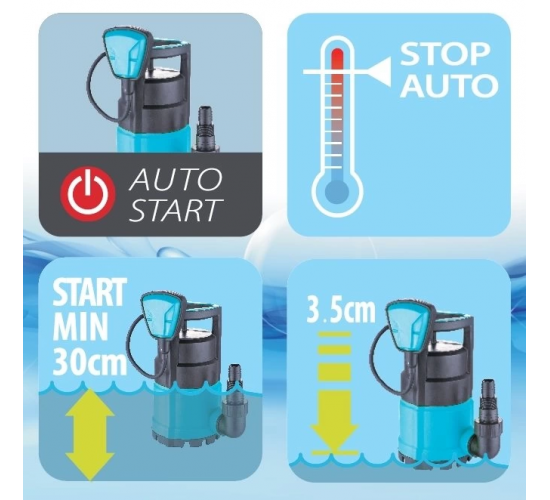 Duffmart FSP400C Temiz Su Dalgıç Pompa, 8681966116657