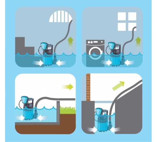 Duffmart FSP750C Temiz Su Dalgıç Pompa, 8681966116671