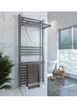 Duffmart Practical 6/8 Amortisörlü 60x80 cm Telegrey Havlupan