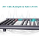 Duffmart Rainbow 4/10 Düz 40x100 cm Antrasit Havlupan, 8681966259163