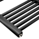 Duffmart Rainbow 4/7 Düz 40x70 cm Antrasit Havlupan, 8681966259156