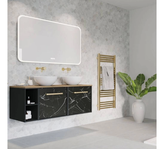 Duffmart Rainbow 6/7 Düz 60x70 cm Gold Havlupan, 8681966259125