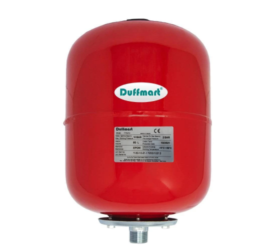 Duffmart TU 50/10 Standart 10 Atü Kapalı 50 Lt Genleşme Tankı, 8681966116176