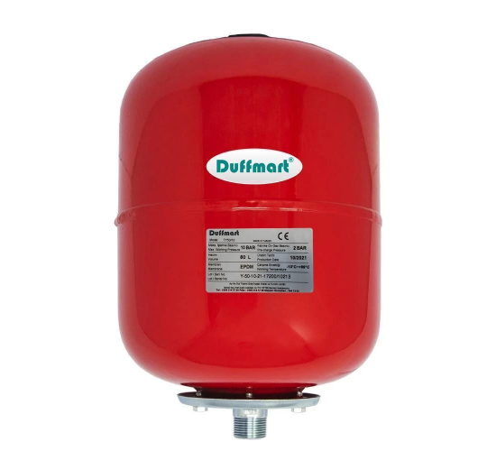 Duffmart TU 50/10 Standart 10 Atü Kapalı 50 Lt Genleşme Tankı, 8681966116176
