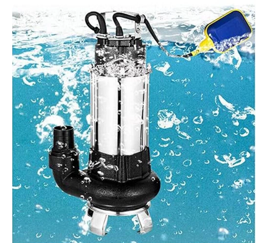 Duffmart V1100F-B Pis Su Foseptik Parçalayıcılı Açık Fanlı Dalgıç Pompa, 8681966117050