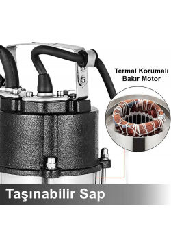 Duffmart V1100F Pis Su Foseptik Parçalayıcılı Açık Fanlı Dalgıç Pompa Duffmart V1100F Pis Su Foseptik Parçalayıcılı Açık Fanlı Dalgıç Pompa