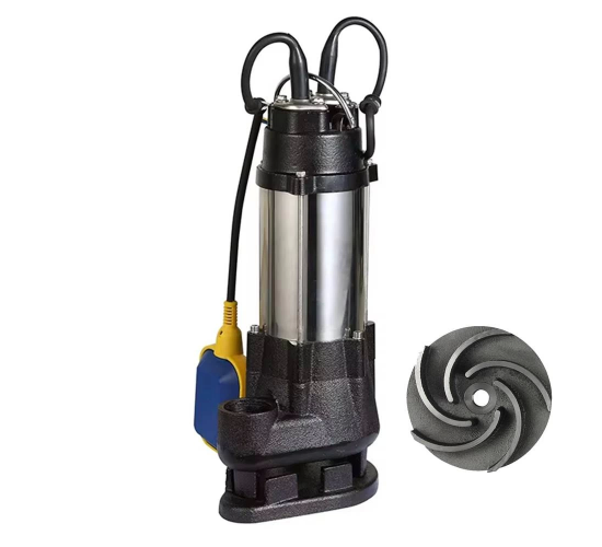 Duffmart V450F-C Pis Su Foseptik Parçalayıcılı Açık Fanlı Dalgıç Pompa, 8681966117029