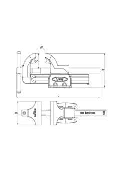 İzeltaş 14000005070 Tesviyeci Mengene 100 mm