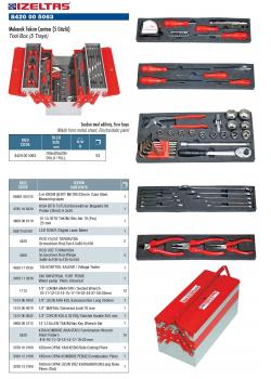 İzeltaş 8420 00 5063 Mekanik Takım Çantası 62 parça