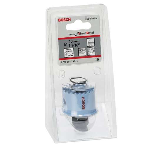 Bosch Special Serisi Metal Ve Inox Malzemeler için Delik Açma Testeresi 40 mm, 3165140376136