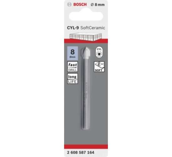 Bosch CYL-9 Serisi Seramik Matkap Ucu 8x80 mm, 3165140599252