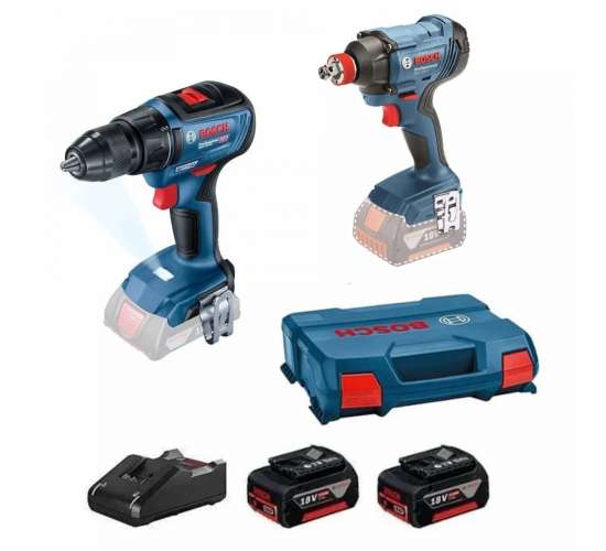 Bosch GDX 180-LI + GSR 18V-50 Akülü Set, 4059952691152