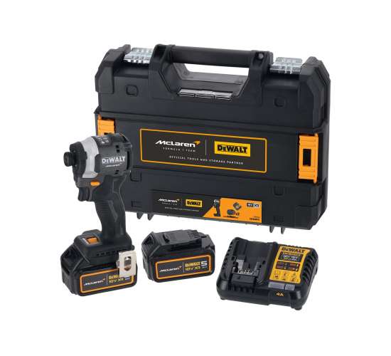 Dewalt X McLaren DCF85MP2T 18V XR 5.0 Ah Kompakt Darbeli Tornavida, 5054905326708