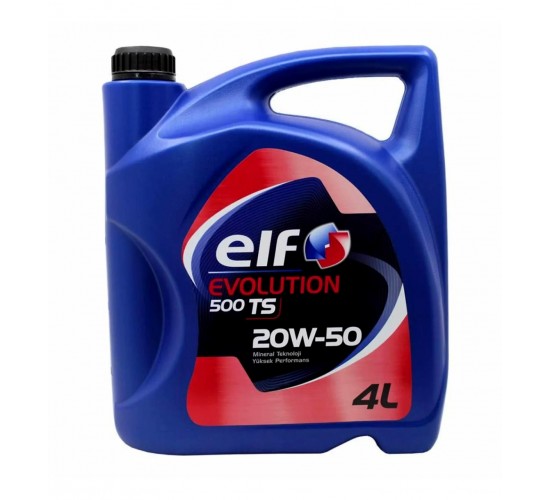 Elf Evolotion 500TS 20w-50  4 Litre Motor Yağı, 8690252004189